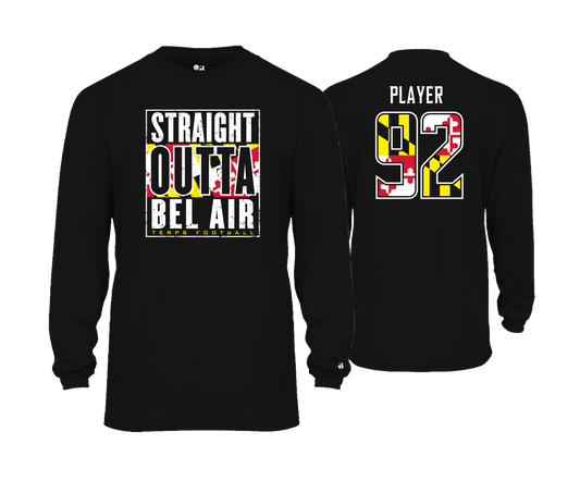 Bel Air Terps - STRAIGHT OUTTA BEL AIR | CUSTOM - DTF Unisex Performance Tee