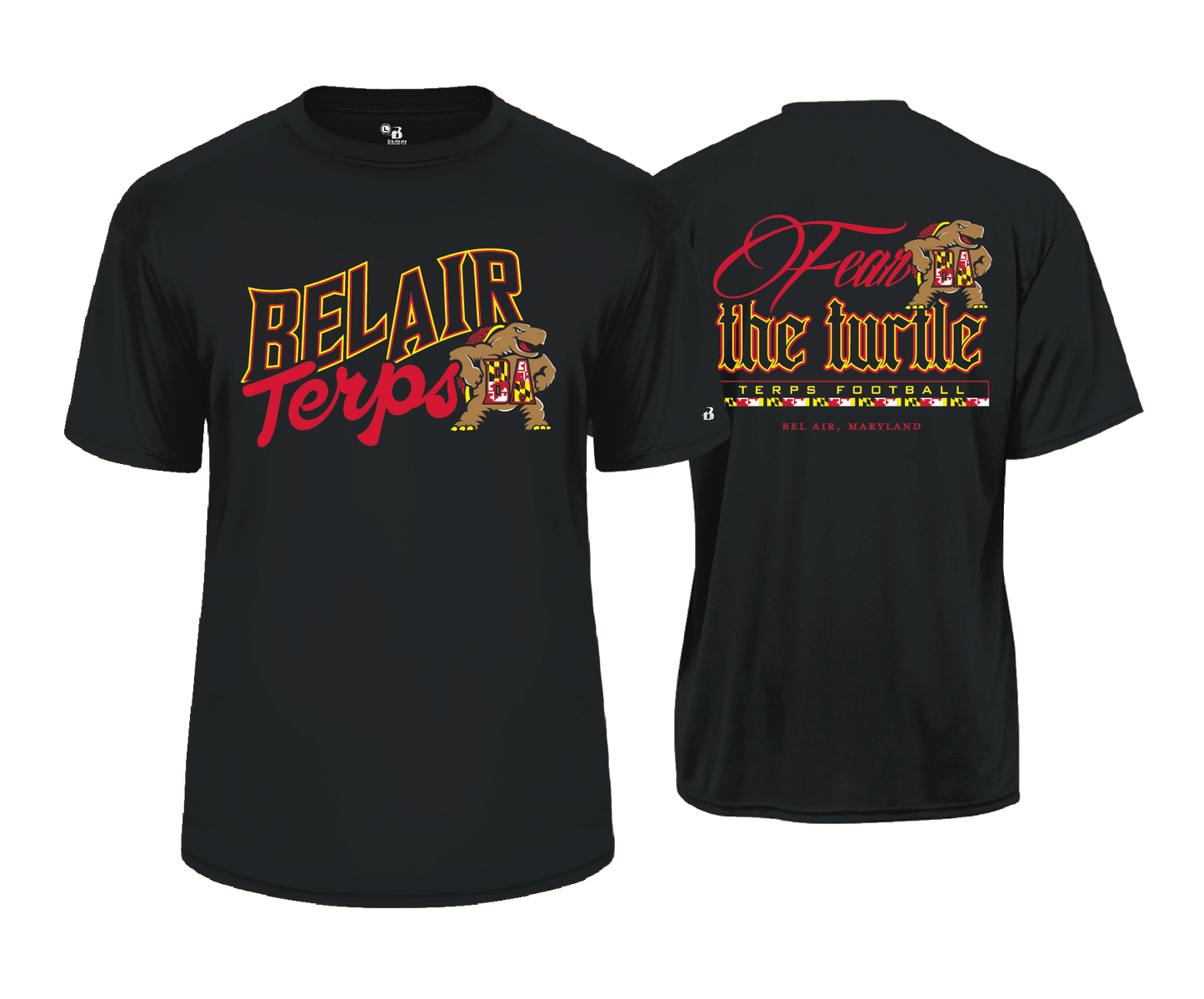 Bel Air Terps - DUAL THREAT | FEAR THE TURTLE - DTF Unisex Performance Tee