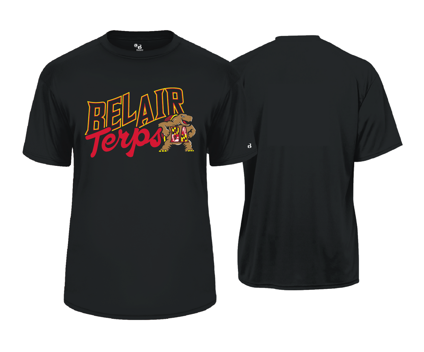 Bel Air Terps - DUAL THREAT - DTF Unisex Short Sleeve Performance Tee