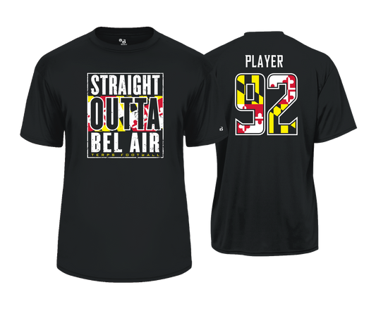Bel Air Terps - STRAIGHT OUTTA BEL AIR | CUSTOM - DTF Unisex Performance Tee