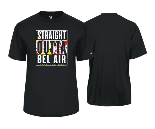 Bel Air Terps - STRAIGHT OUT OF BEL AIR - DTF Unisex Short Sleeve Performance Tee