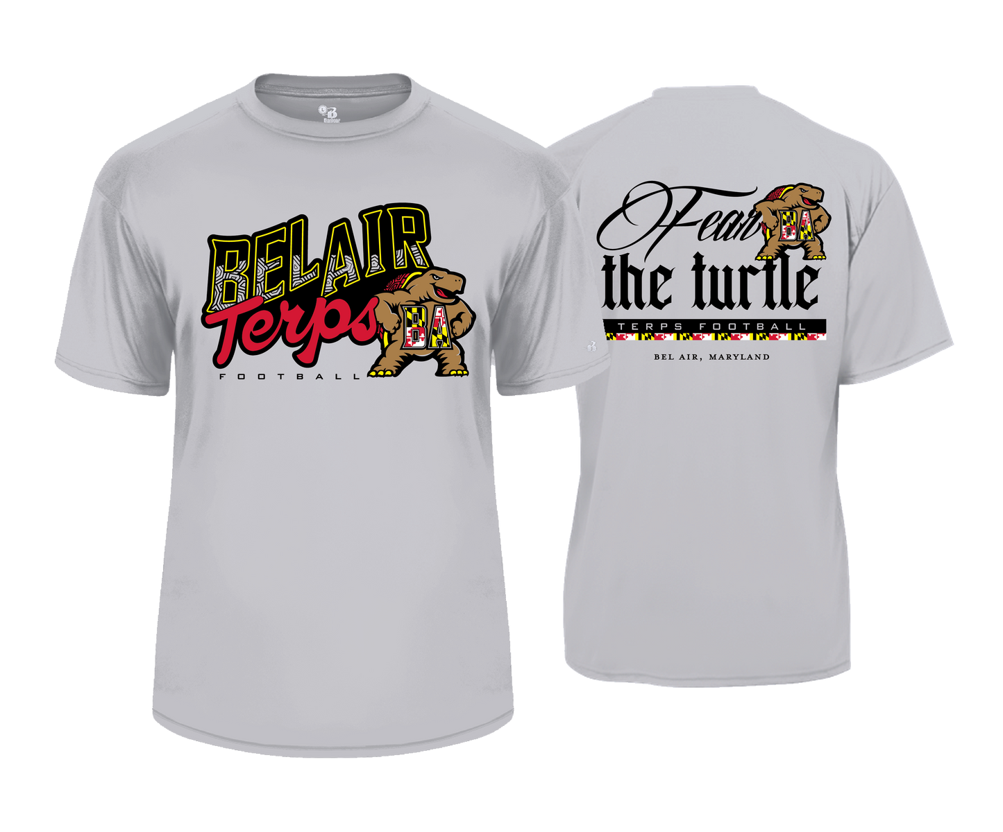 Bel Air Terps - TERPS CLASSIC | FEAR THE TURTLE - DTF Unisex Performance Tee