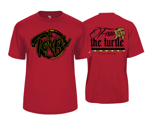 Bel Air Terps - THE RED ZONE | FEAR THE TURTLE - DTF Unisex Performance Tee