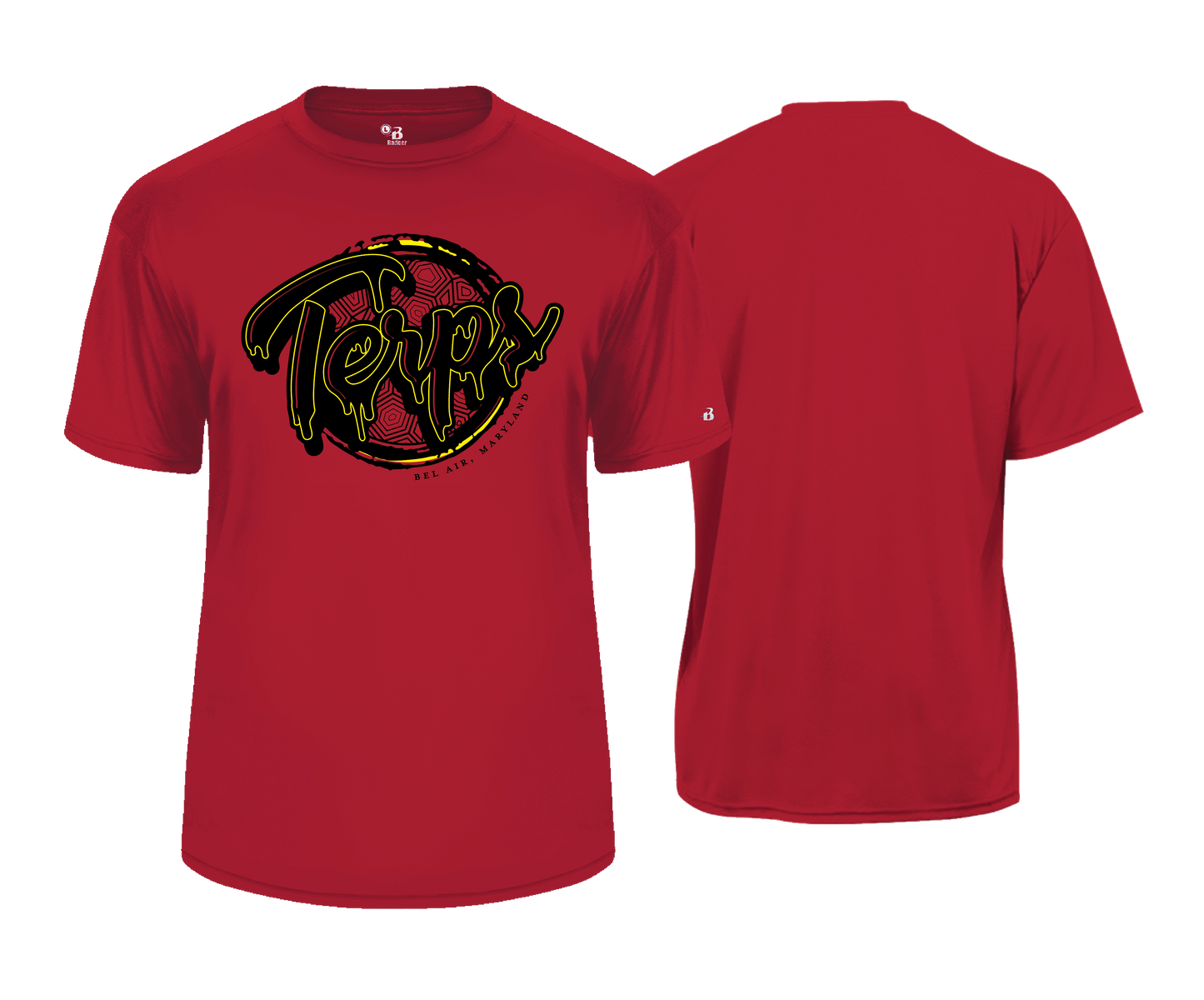 Bel Air Terps - THE RED ZONE - DTF Unisex Performance Tee