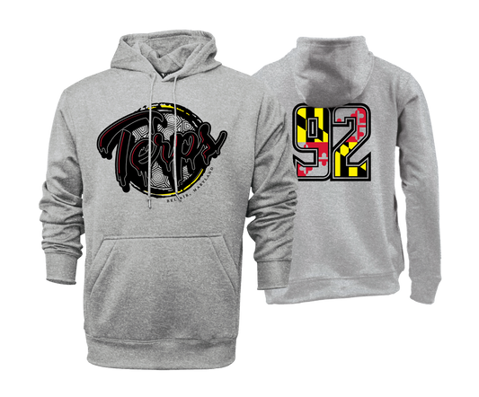 Bel Air Terps - Heather Grey - DTF | Unisex Hoodie