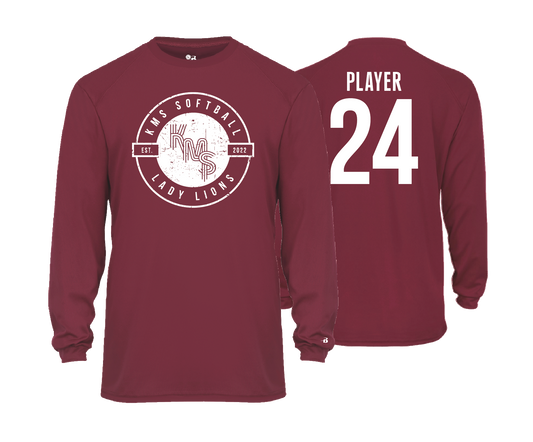 KMS Softball - LS Performance Tee's