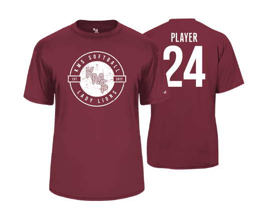 KMS Softball - SS Performance Tee's