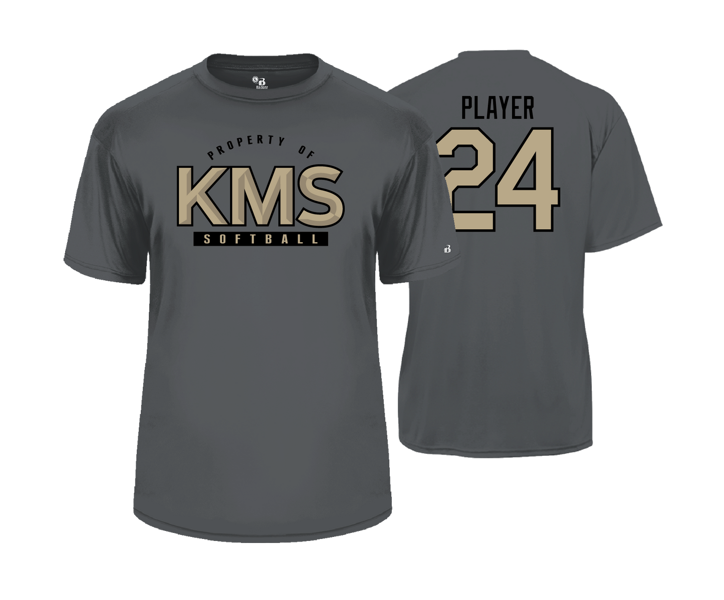 KMS Softball - SS Performance Tee's