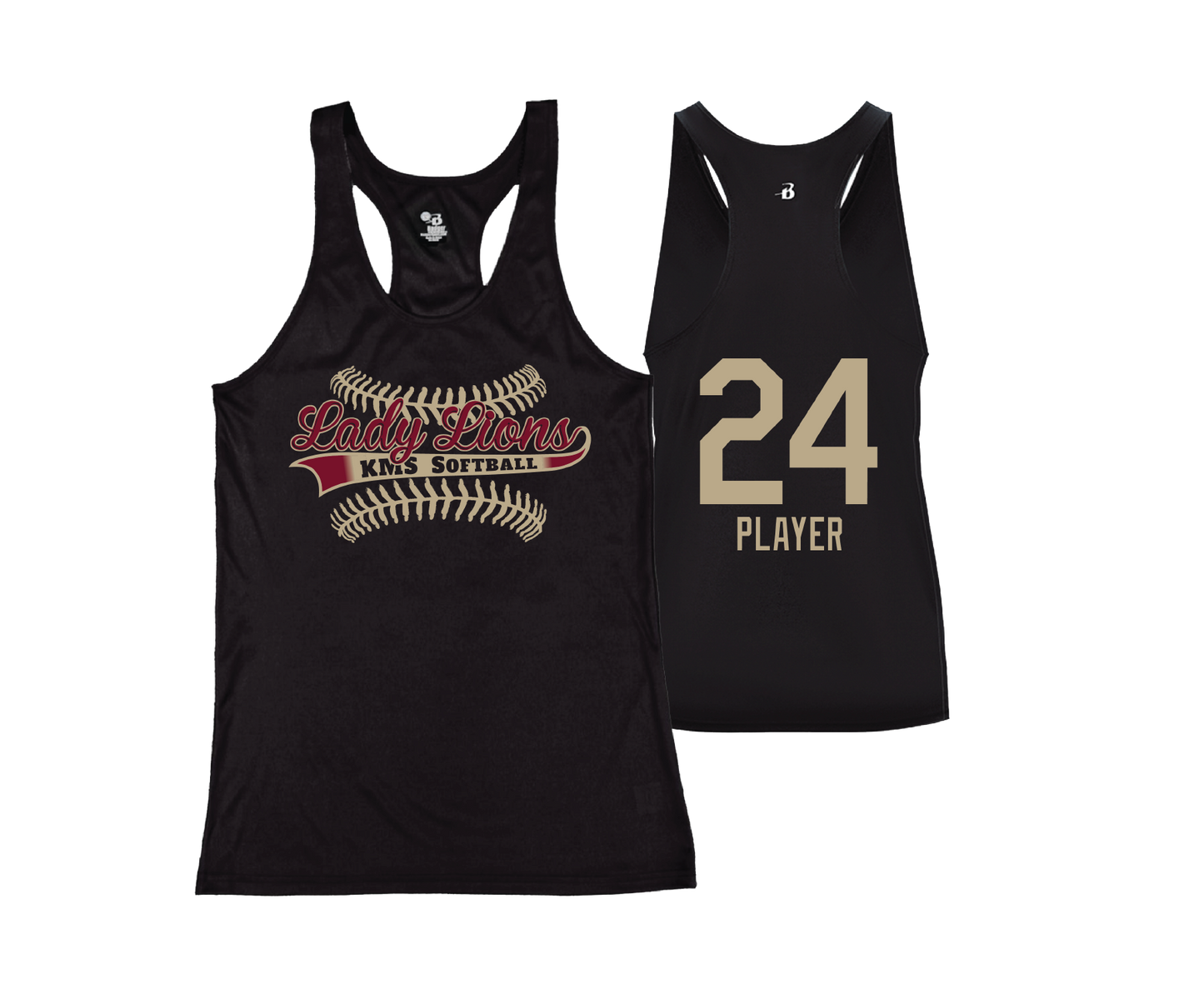 Lady Lions - DTF | Women's Performance Racerback