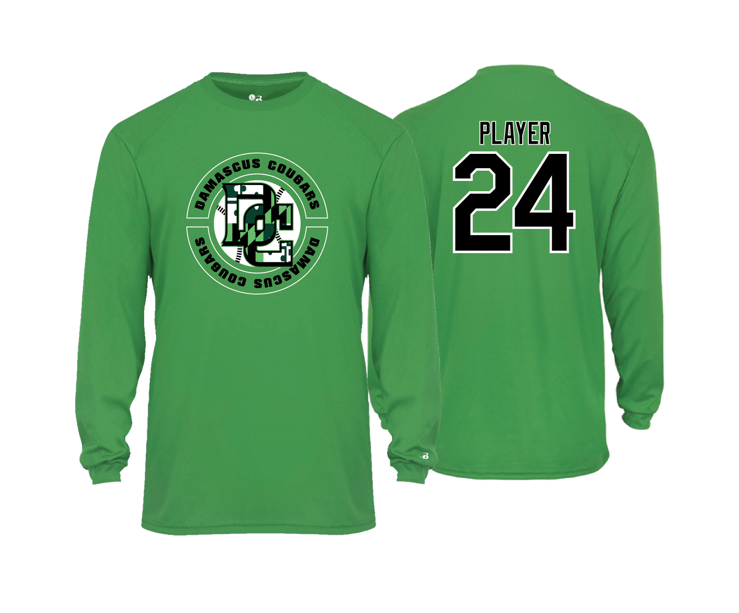 Damascus Cougars - DTF | Unisex Long Sleeve Performance Tee