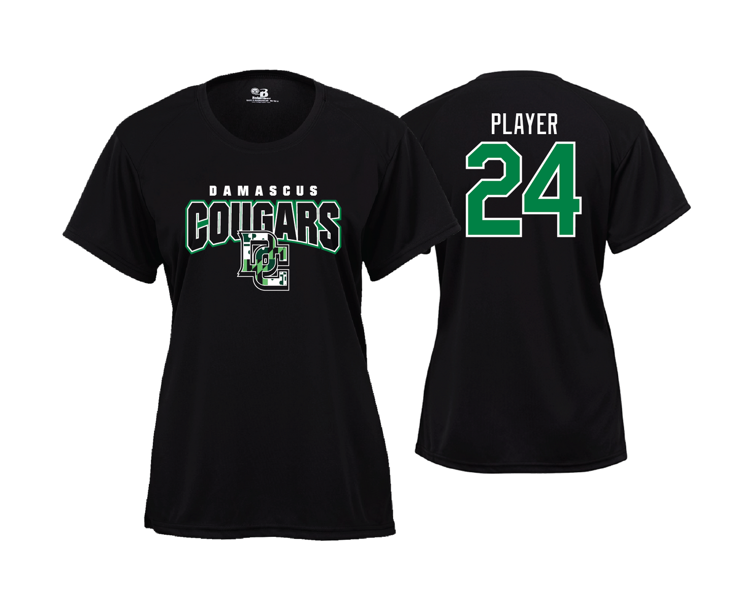 Damascus Cougars - DTF | Women's Short Sleeve Performance Tee