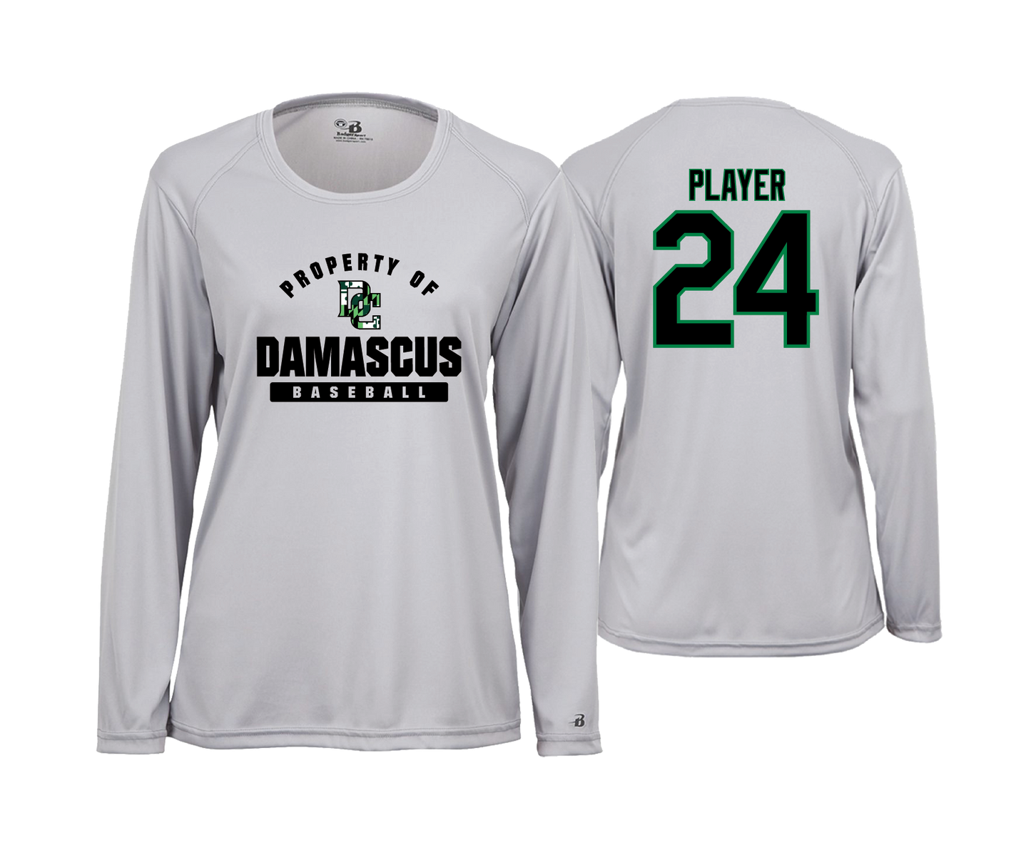 Damascus Cougars - DTF | Womens Long Sleeve Performance Tee