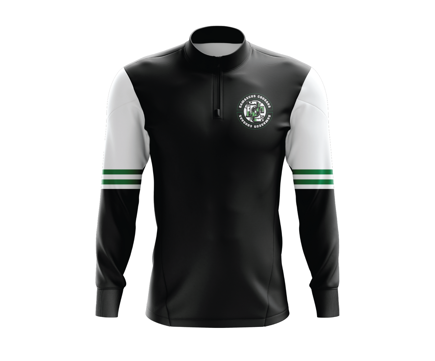 Damascus Cougars - FDS | Unisex Long Sleeve 1/4 Zip BP Jacket
