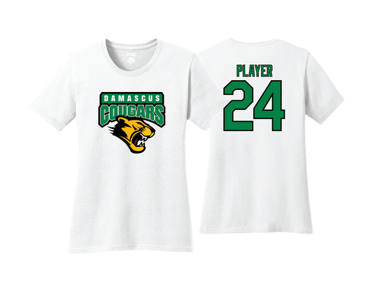 Damascus Cougars - DTF | Womens Short Sleeve Cotton Tee