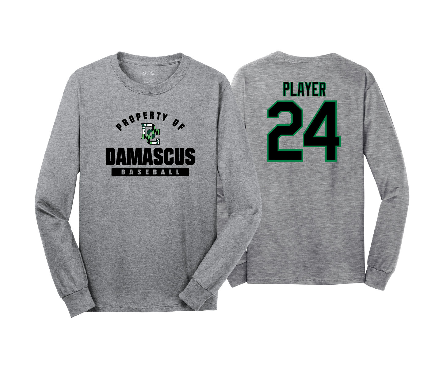 Damascus Cougars - DTF | Unisex Long Sleeve Cotton Tee