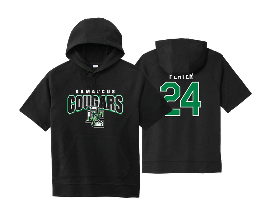 Damascus Cougars - DTF | Unisex Short Sleeve Hooded Pullover