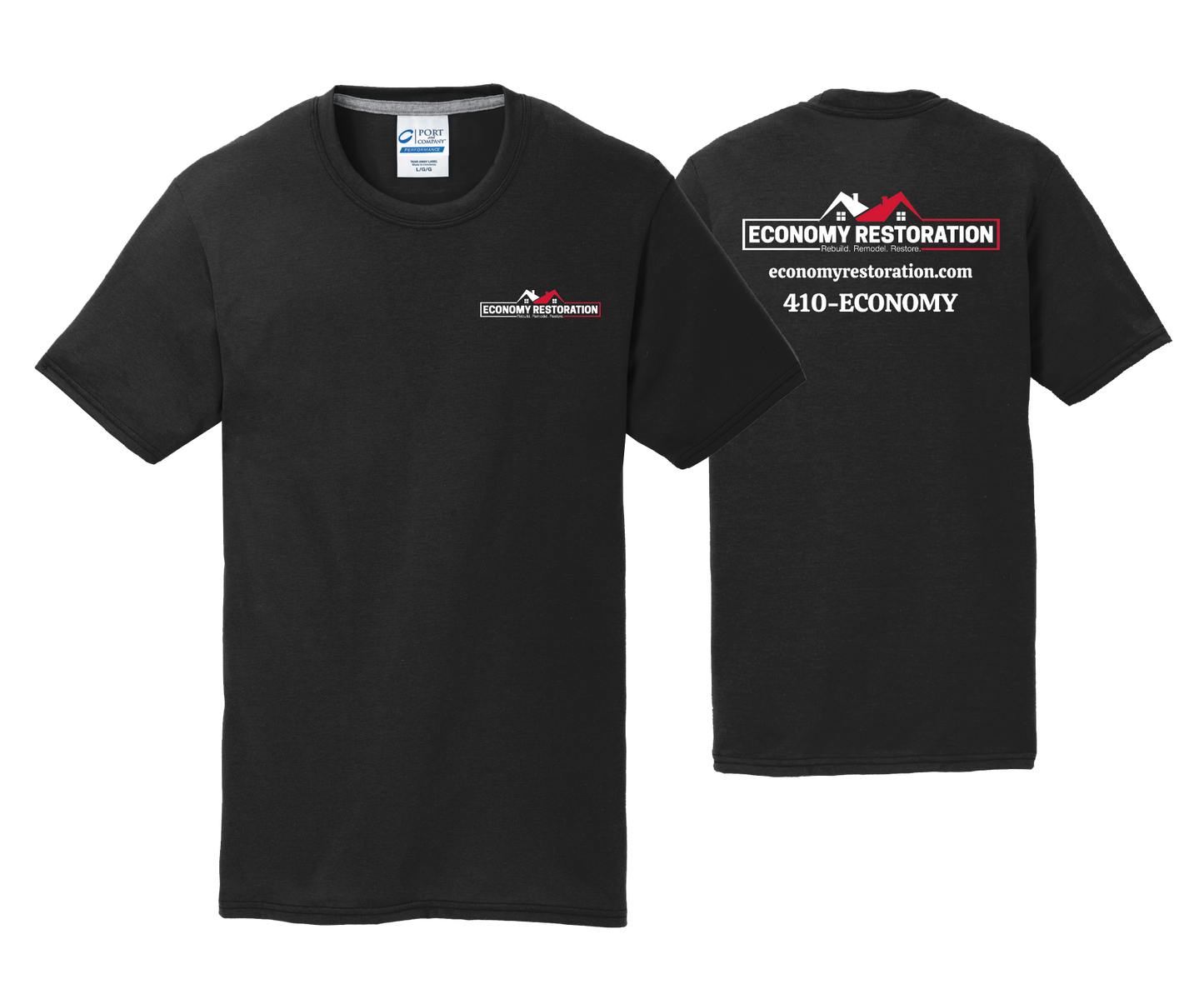 Economy Restoration- Youth Performance Tees