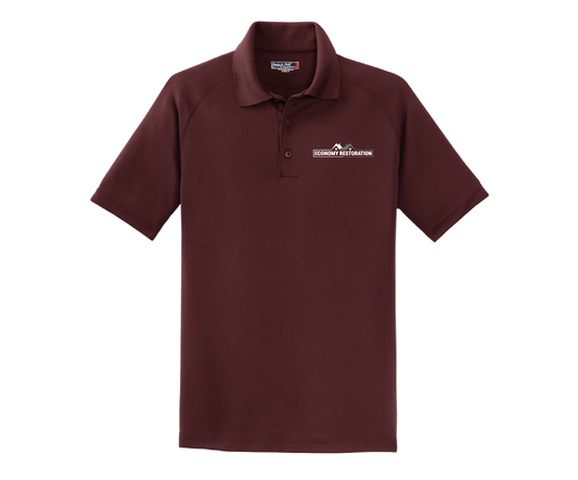 Economy Restoration- Raglan Dri Fit Polo