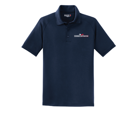 Economy Restoration- Raglan Dri Fit Polo