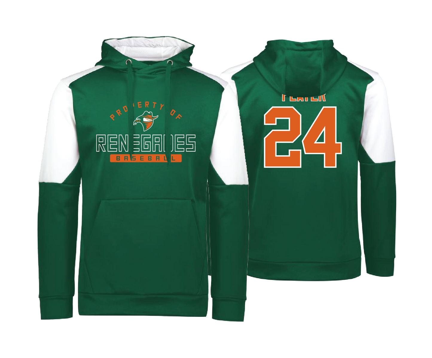 Renegades - Green/White DTF Hoodie