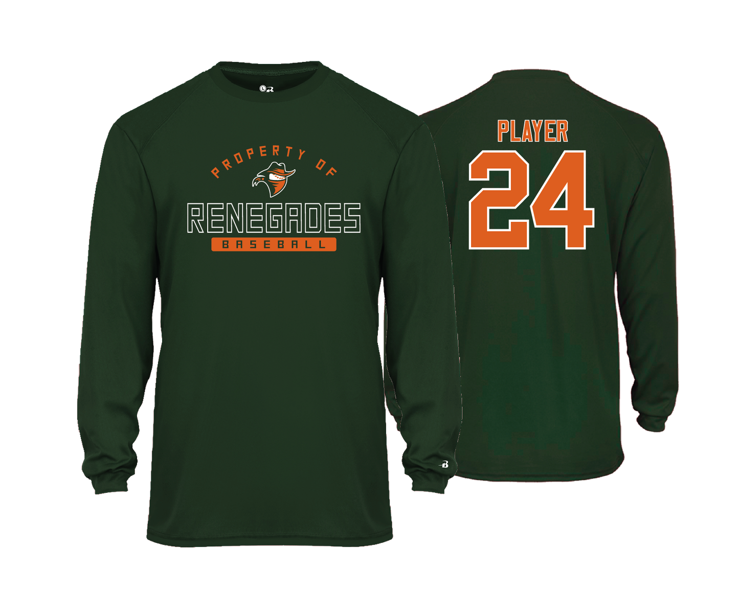 Renegades - GREEN - DTF | Unisex Long Sleeve Performance Tee