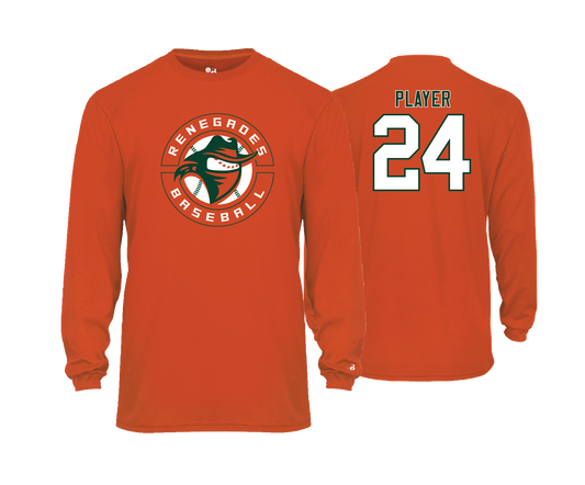 Renegades - ORANGE - DTF | Unisex Long Sleeve Performance Tee