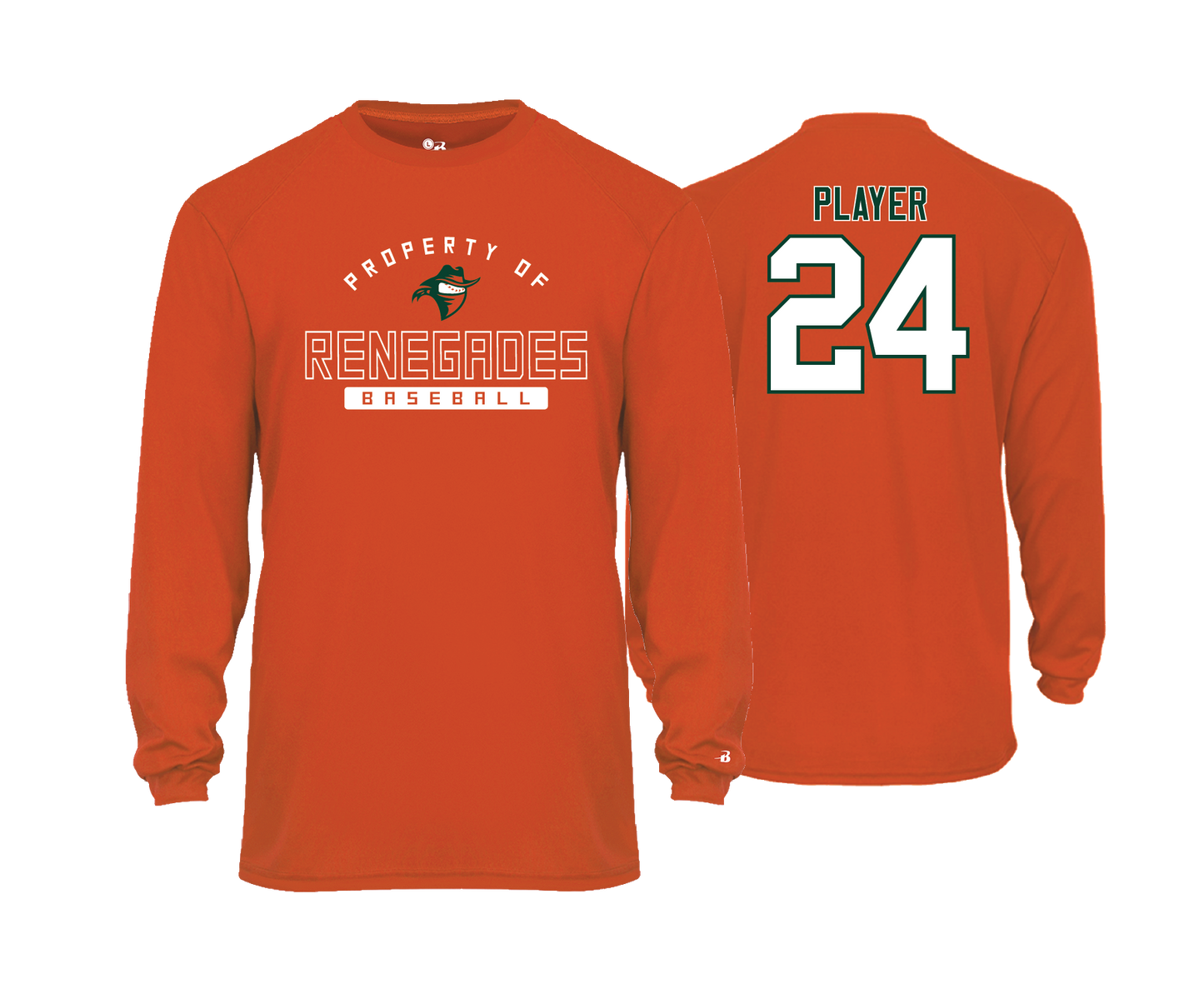 Renegades - ORANGE - DTF | Unisex Long Sleeve Performance Tee