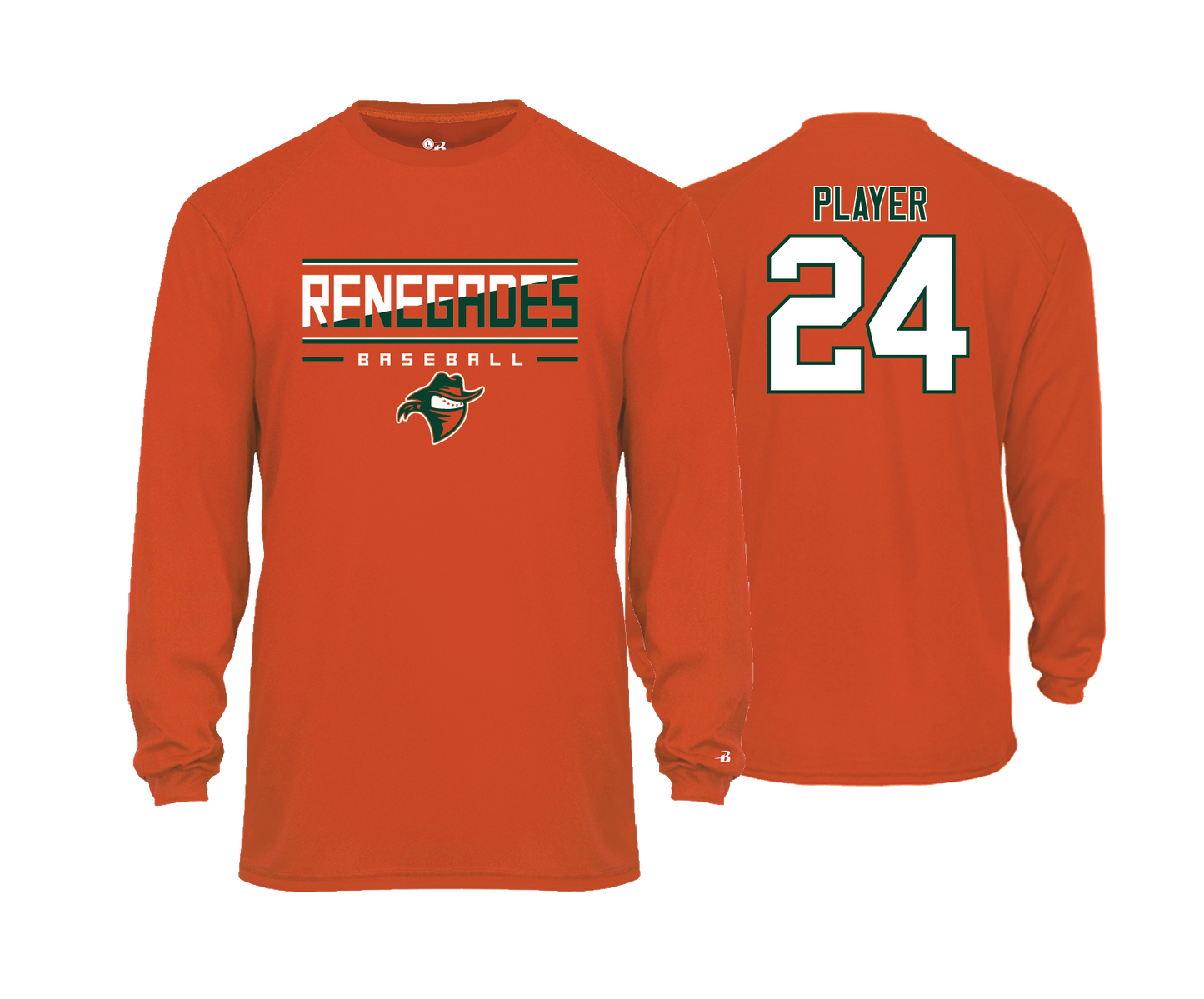 Renegades - ORANGE - DTF | Unisex Long Sleeve Performance Tee