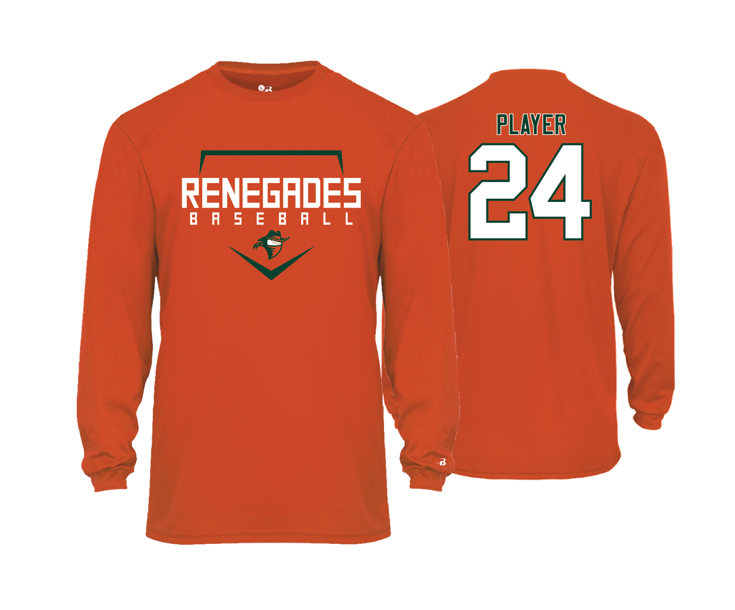 Renegades - ORANGE - DTF | Unisex Long Sleeve Performance Tee
