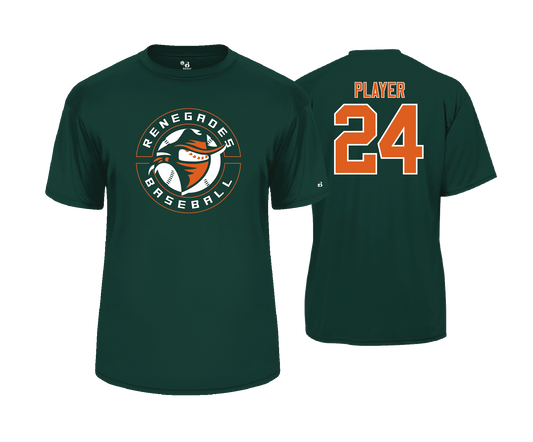 Renegades - Men's Green SS Performance Tee