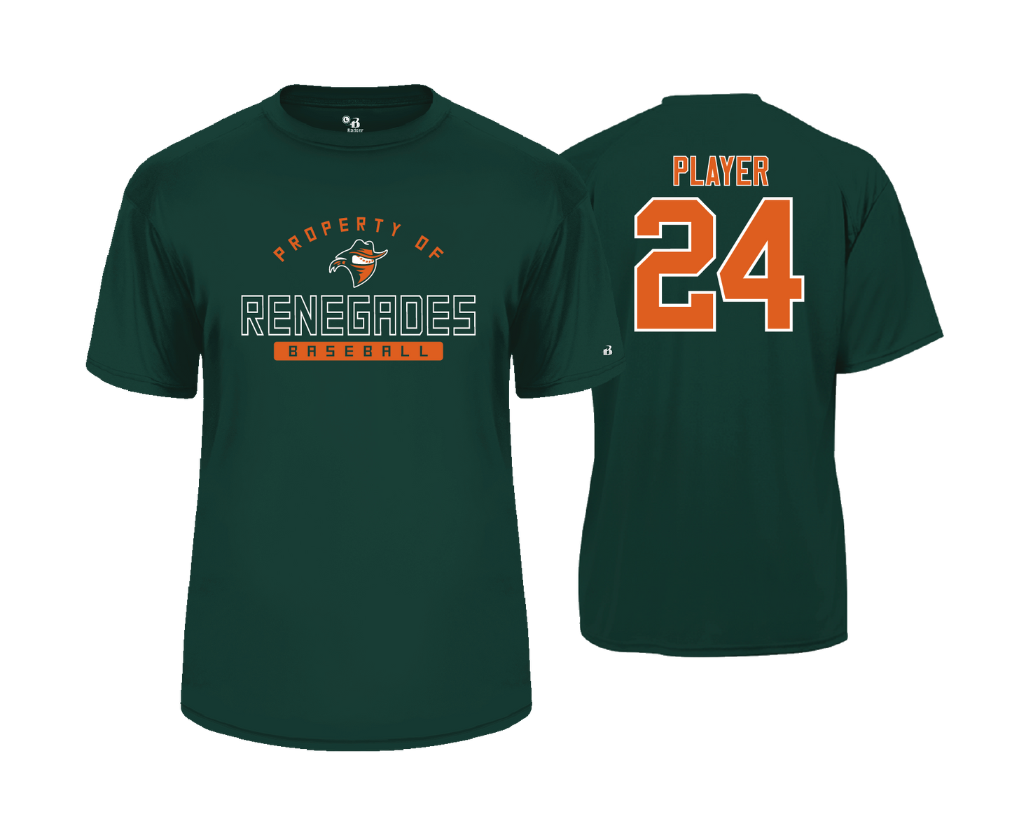 Renegades - Men's Green SS Performance Tee