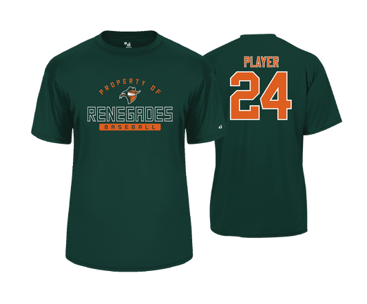 Renegades - Men's Green SS Performance Tee