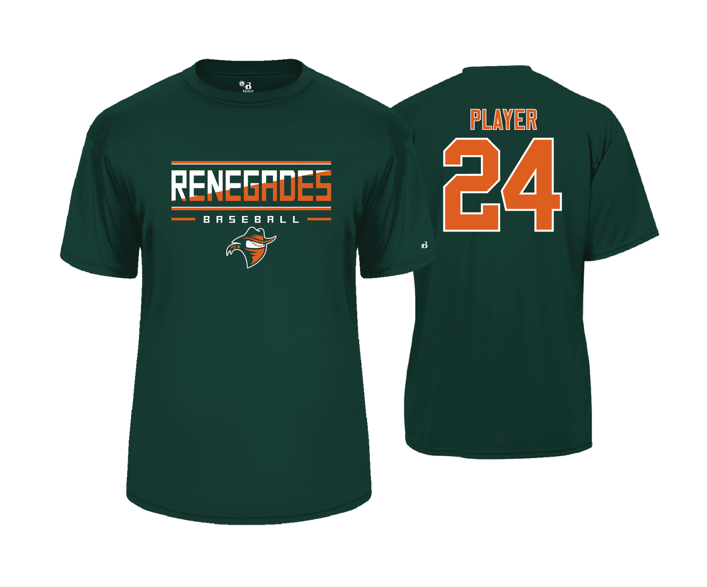 Renegades - Men's Green SS Performance Tee