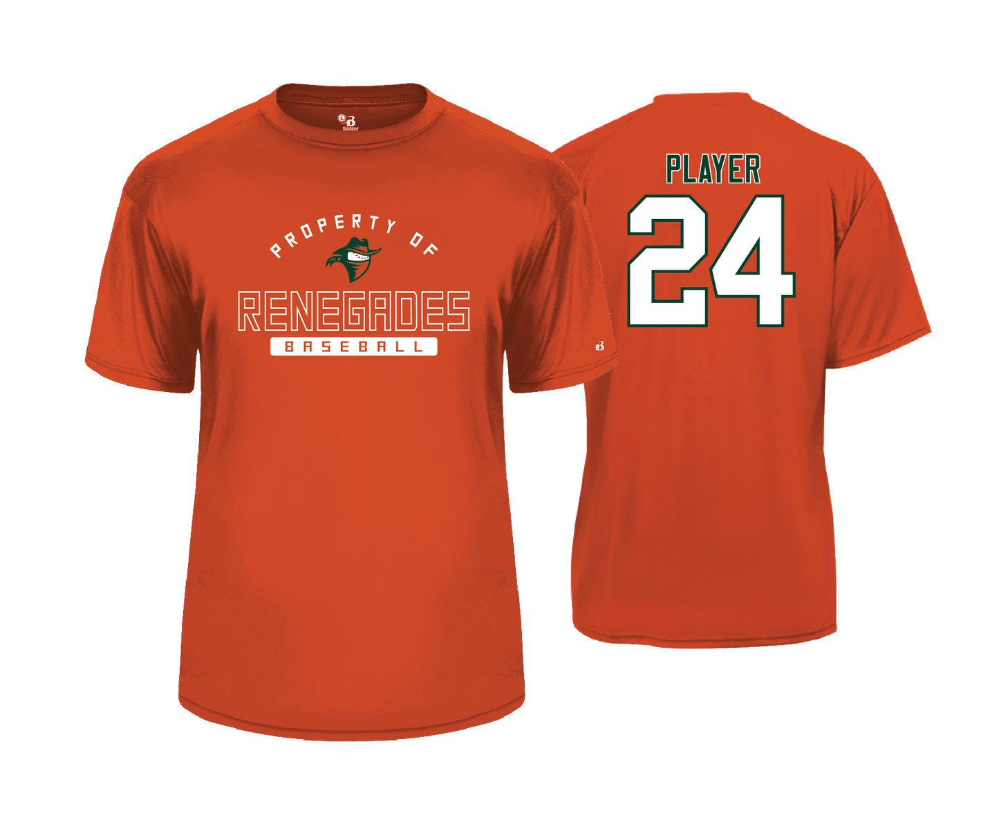 Renegades - Men's SS Orange Performance Tee