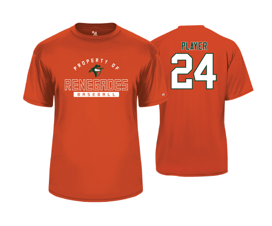Renegades - Men's SS Orange Performance Tee