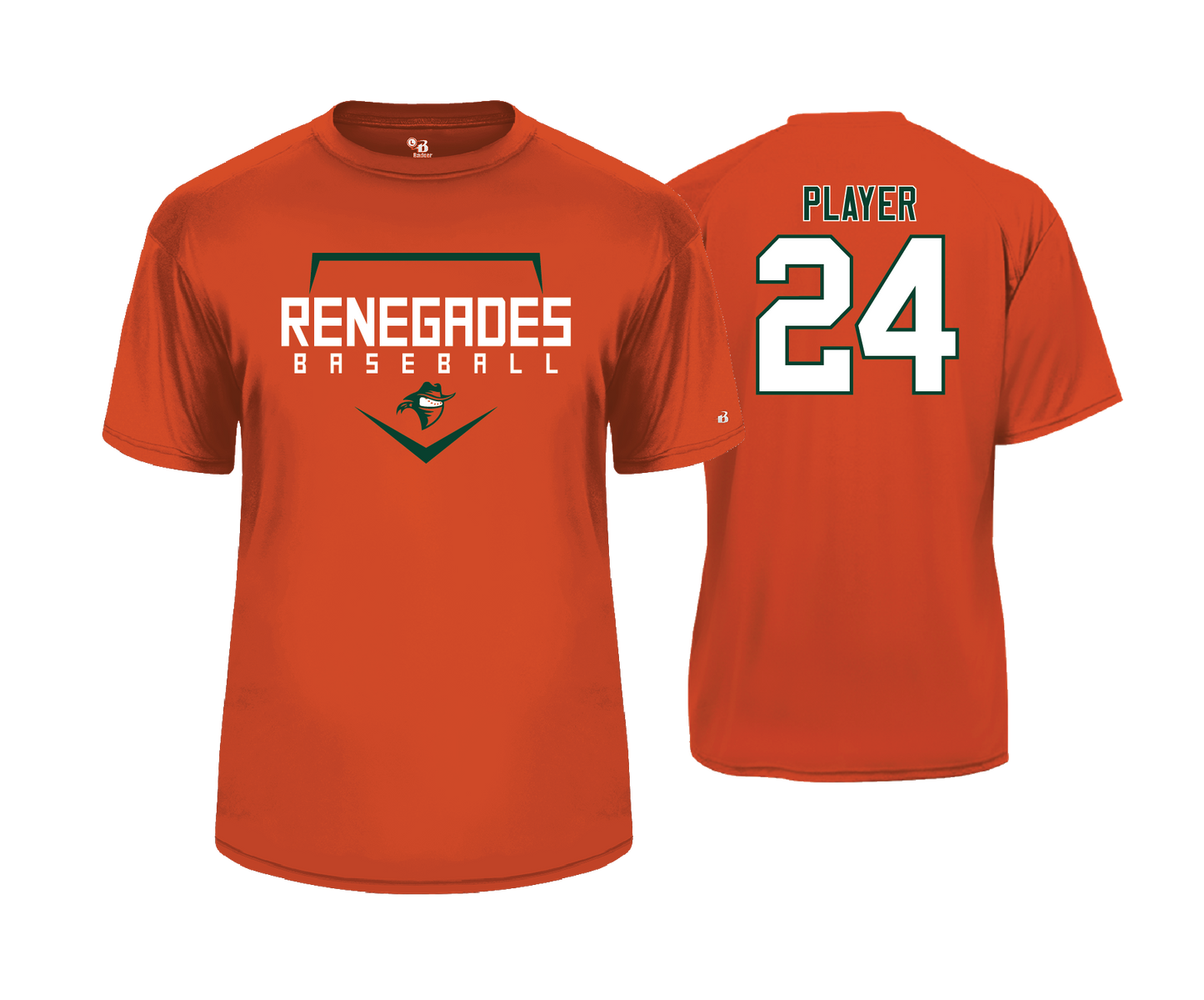 Renegades - Men's SS Orange Performance Tee