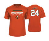 Renegades - Men's SS Orange Performance Tee