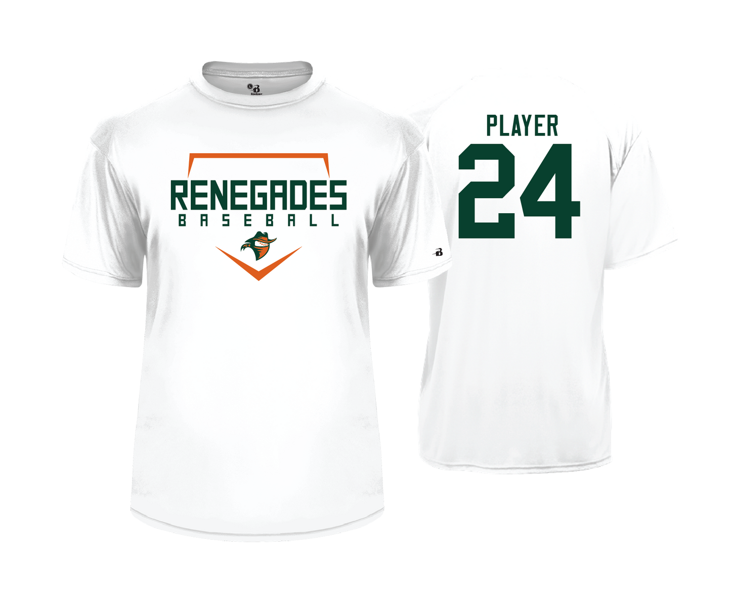 Renegades - Men's SS White Performance Tee