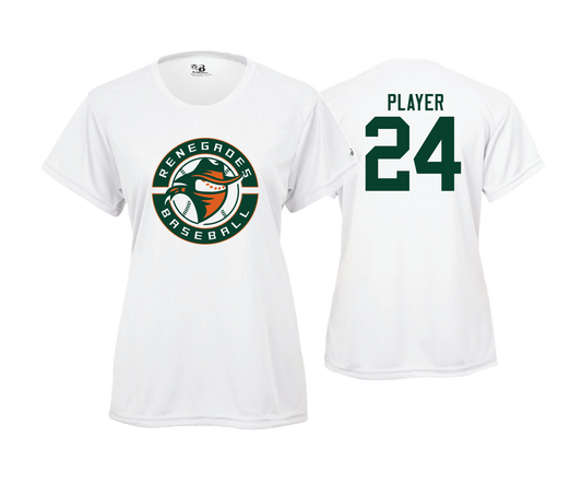 Renegades - Women's SS White Performance Tee