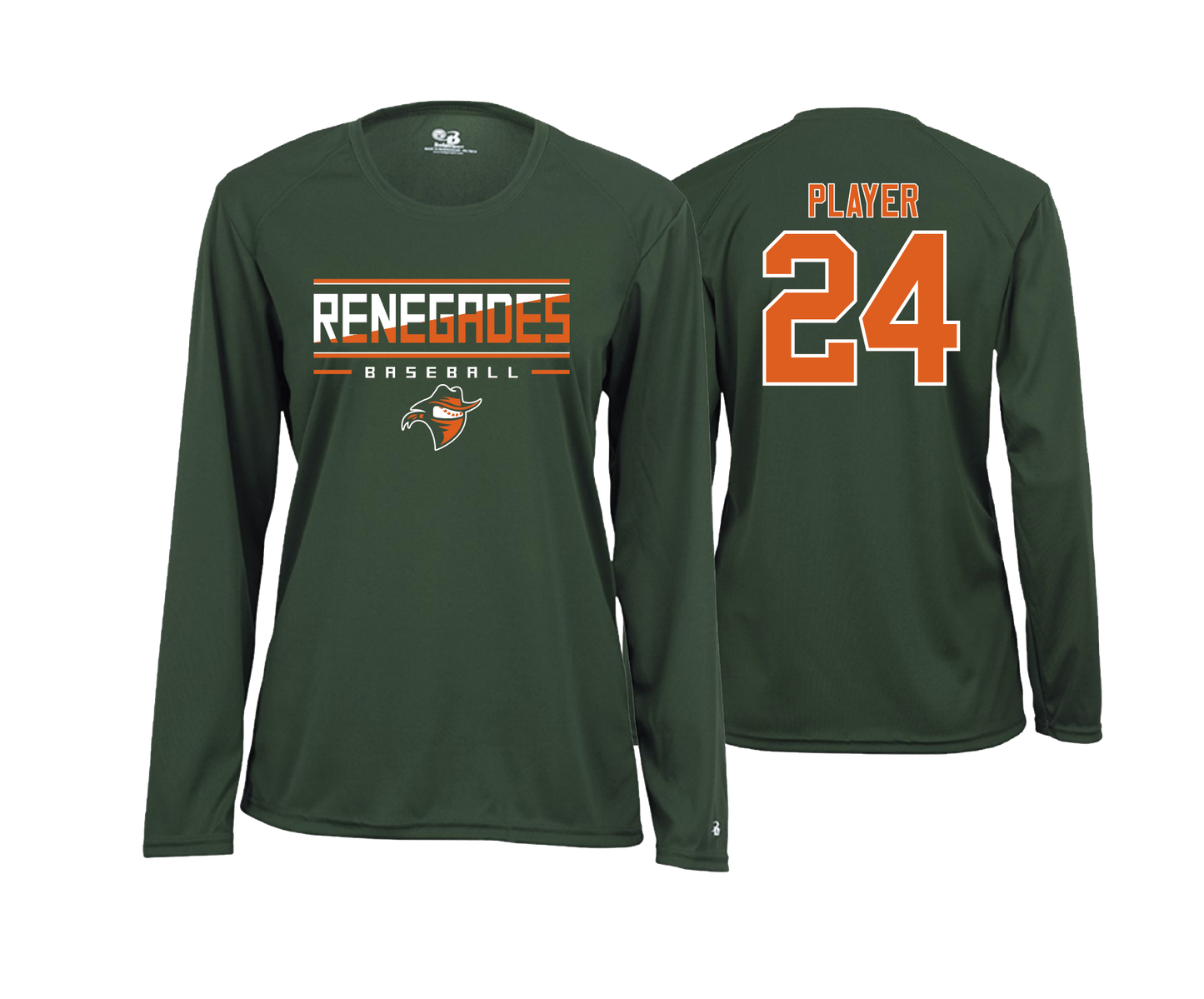 Renegades - Forest - DTF | Women's Long Sleeve Performance Tee