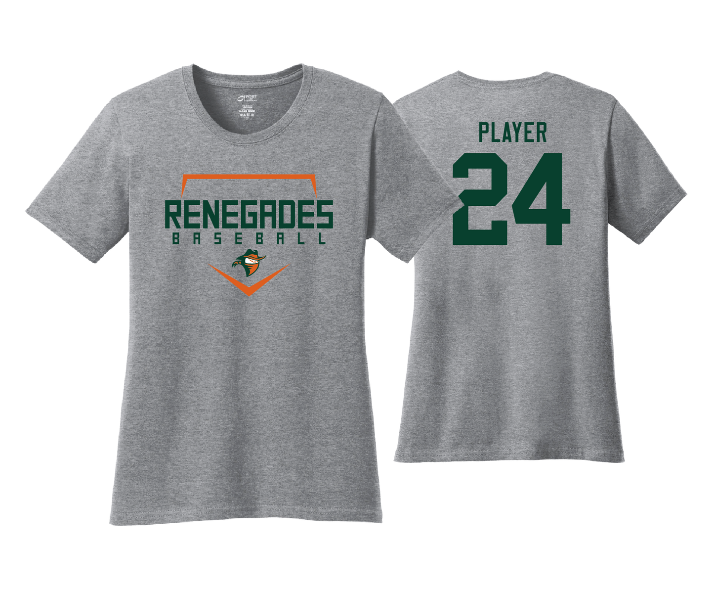 Renegades - Athletic Heather - DTF | Women's Short Sleeve Cotton Tee