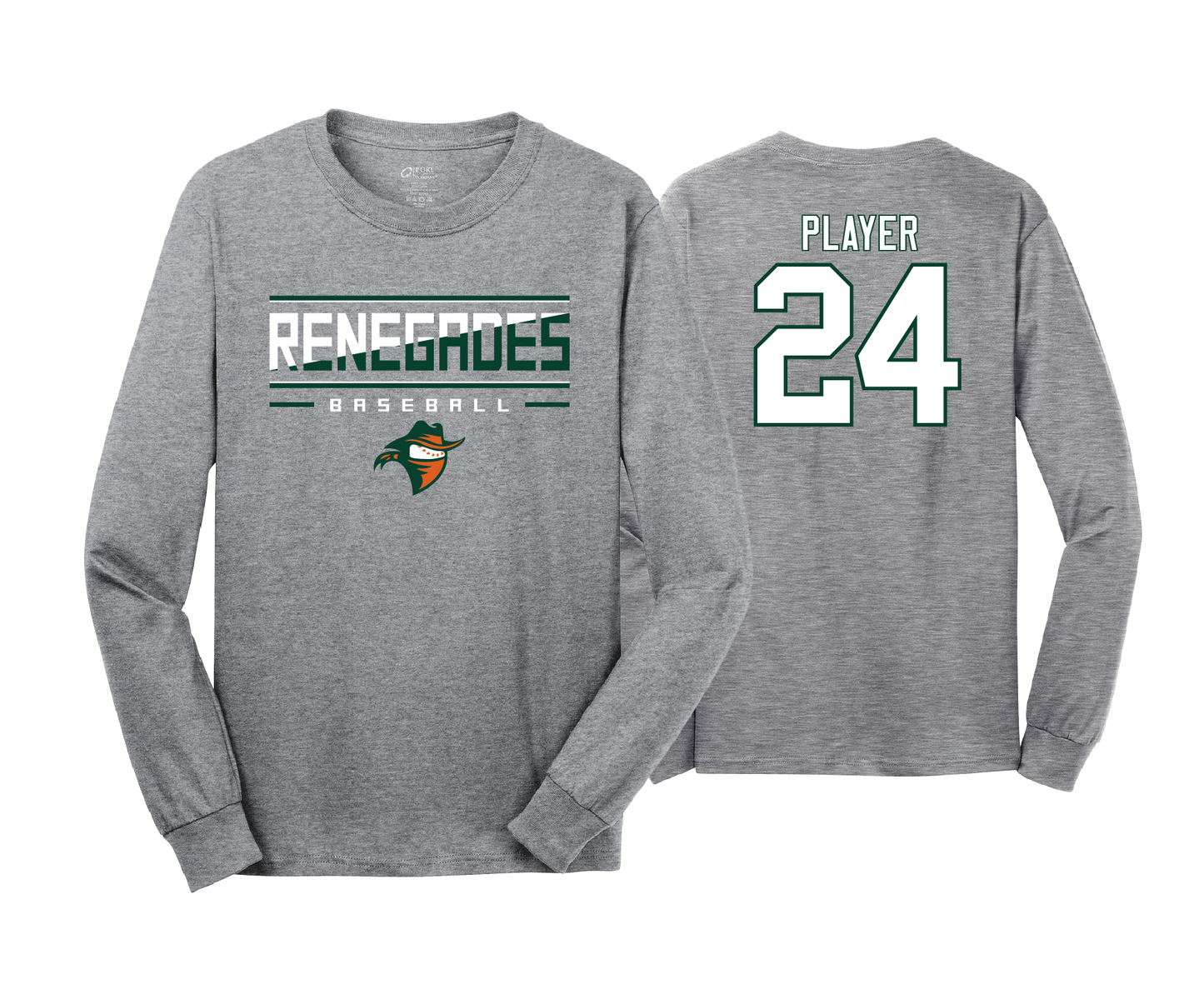 Renegades - Athletic Heather - DTF | Unisex Long Sleeve Cotton Tee