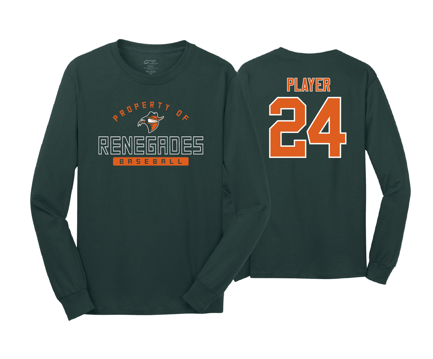 Renegades - Dark Green - DTF | Unisex Long Sleeve Cotton Tee