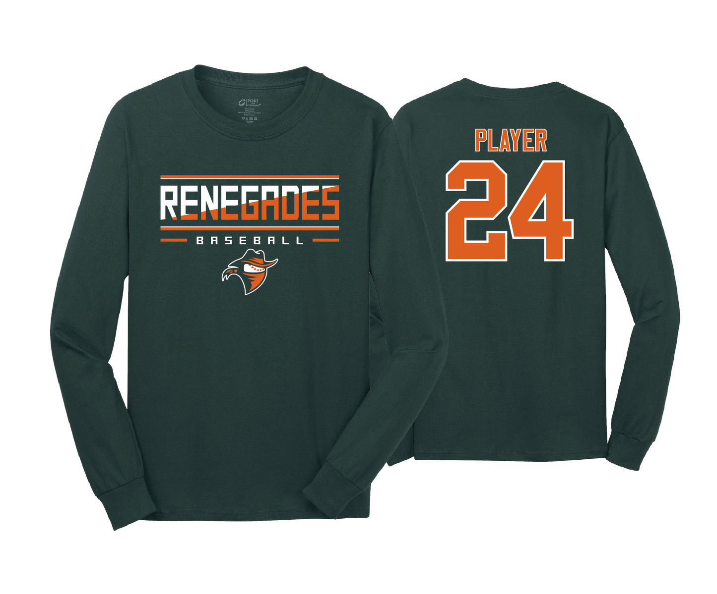 Renegades - Dark Green - DTF | Unisex Long Sleeve Cotton Tee