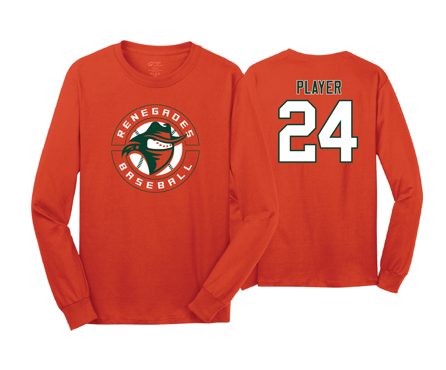 Renegades - Orange - DTF | Unisex Long Sleeve Cotton Tee