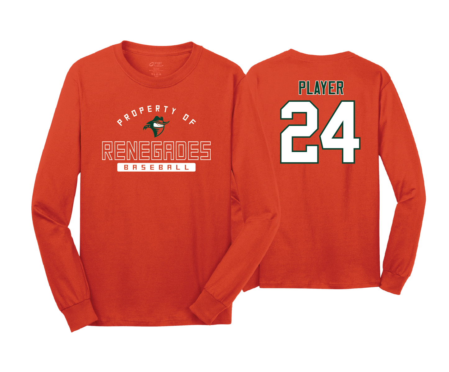 Renegades - Orange - DTF | Unisex Long Sleeve Cotton Tee