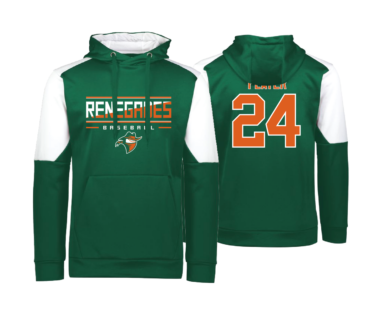Renegades - Green/White DTF Hoodie