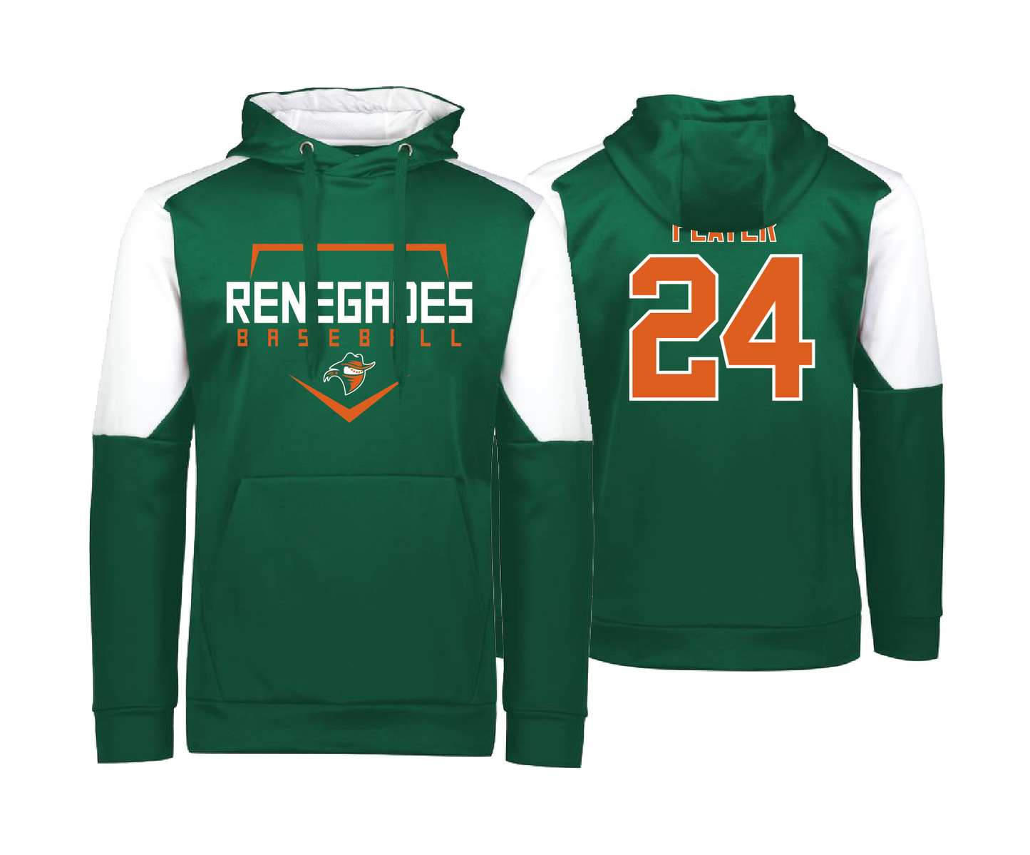 Renegades - Green/White DTF Hoodie