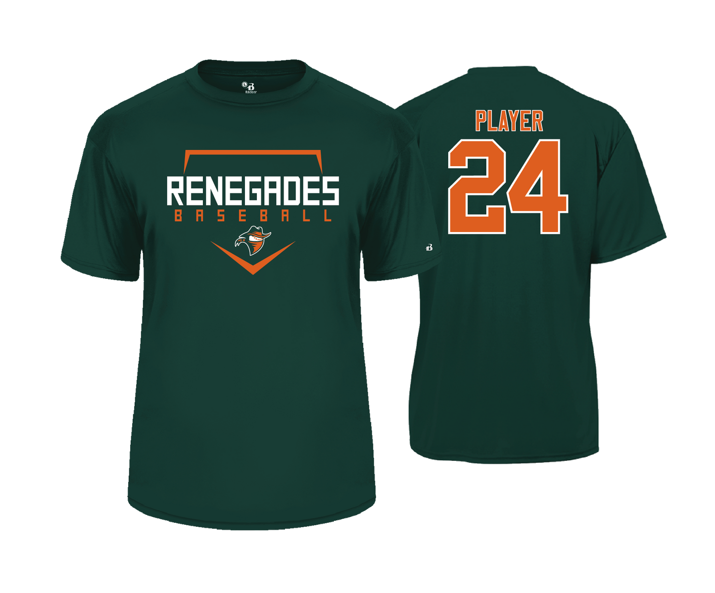 Renegades - Men's Green SS Performance Tee