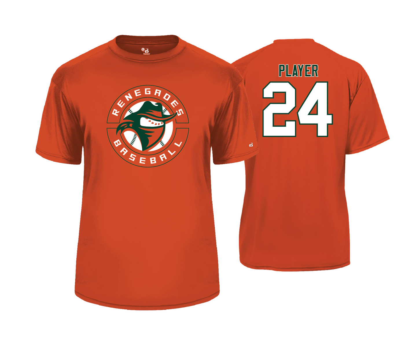Renegades - Men's SS Orange Performance Tee